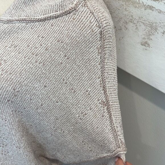 Free People Sweater Hoodie Sweatshirt XS Oatmeal Cream Brown Cardigan Size XS - Picture 5 of 7